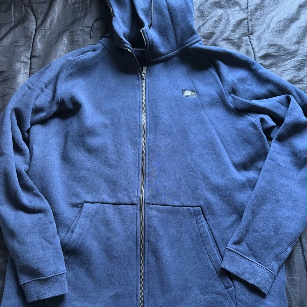 Nike Deep Blue Full-Zip Hoodie